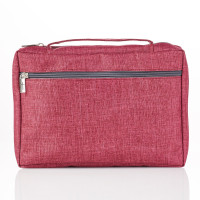 Pochette Bible, Taille L, Ichthus, Toile Vieux-rose, avec poche extérieure