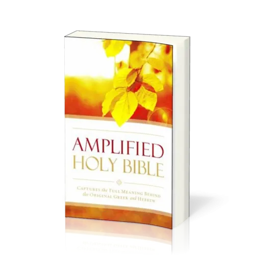 Anglais, Bible, Amplified, Outreach Bible, paperback, couverture illustrée