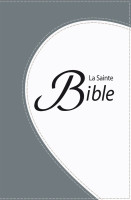 Bible Segond 1910, de poche, duo gris blanc - couverture souple, avec zipper, tranche argent, signet