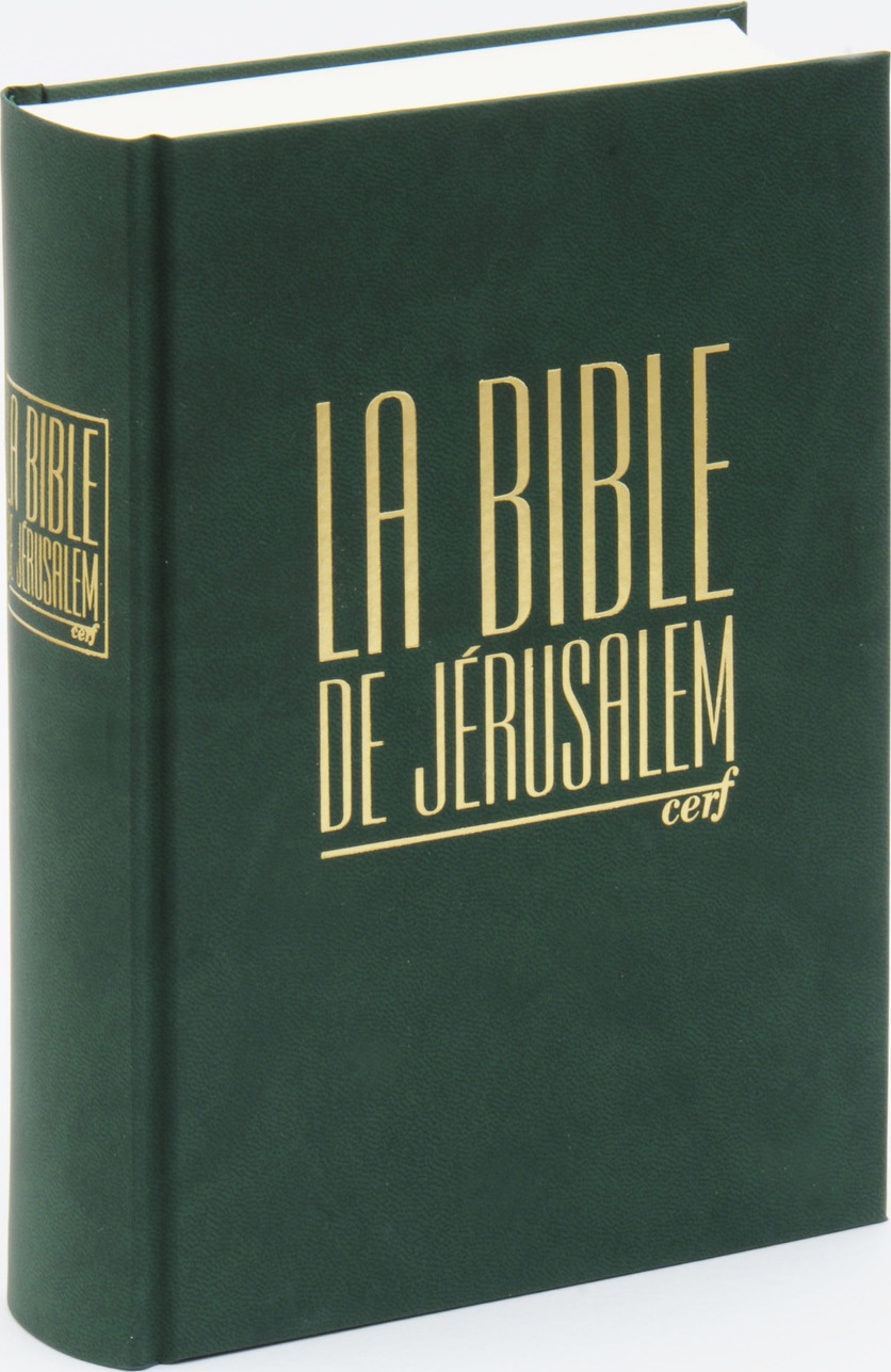 Bible de Jérusalem, compacte, verte - couverture rigide, skyvertex