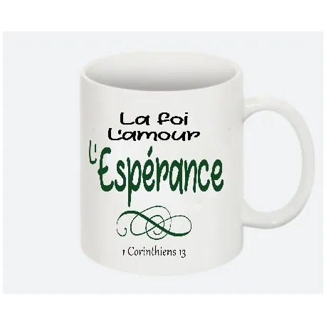 Mug "La Foi" 1 Corinthiens 13