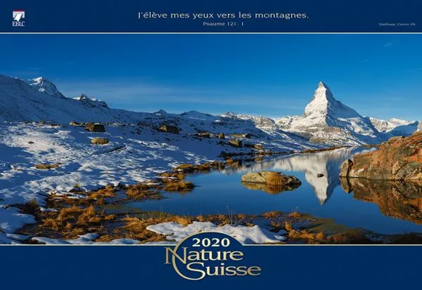 Nature suisse - calendrier mensuel grand format