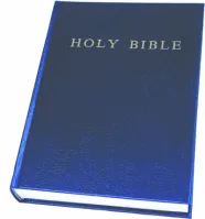 Anglais, Bible, King James Version, moyen format, rigide, bleue
