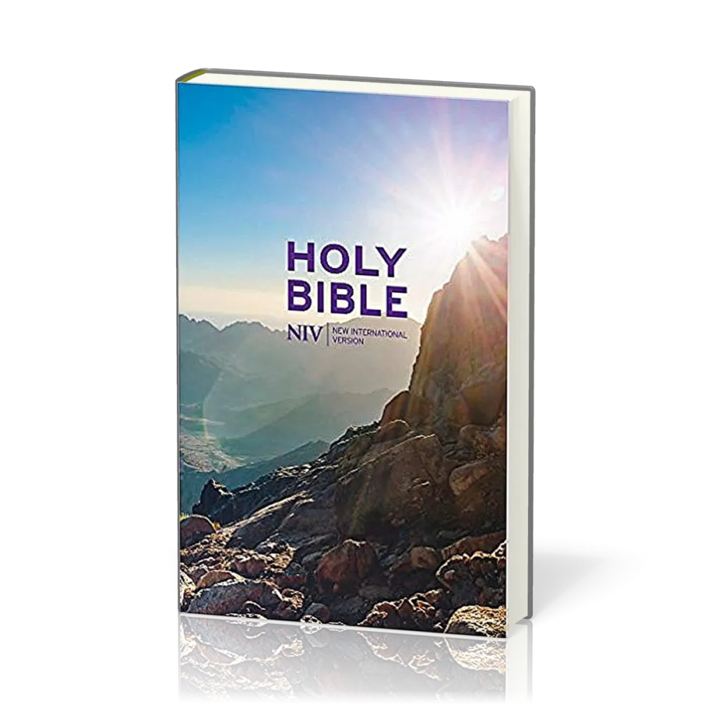 Anglais, Bible NIV, cartonnée, couverture illustrée - NIV Thinline Value Hardback Bible