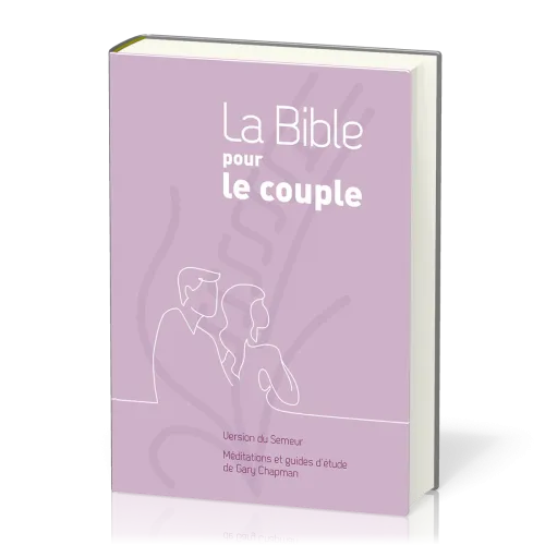 Bible pour le couple Semeur 2015, mauve - couverture rigide
