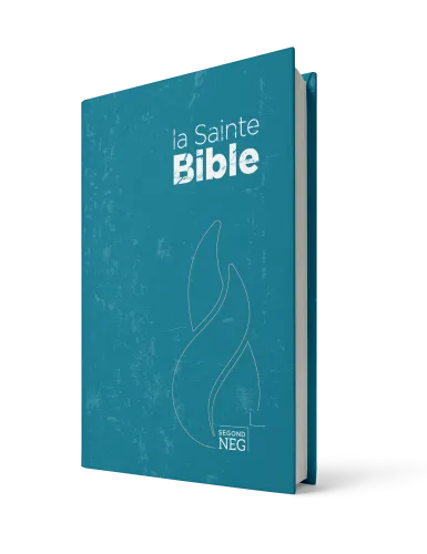 Bible Segond NEG compacte - couverture rigide imprimée bleue pacifique