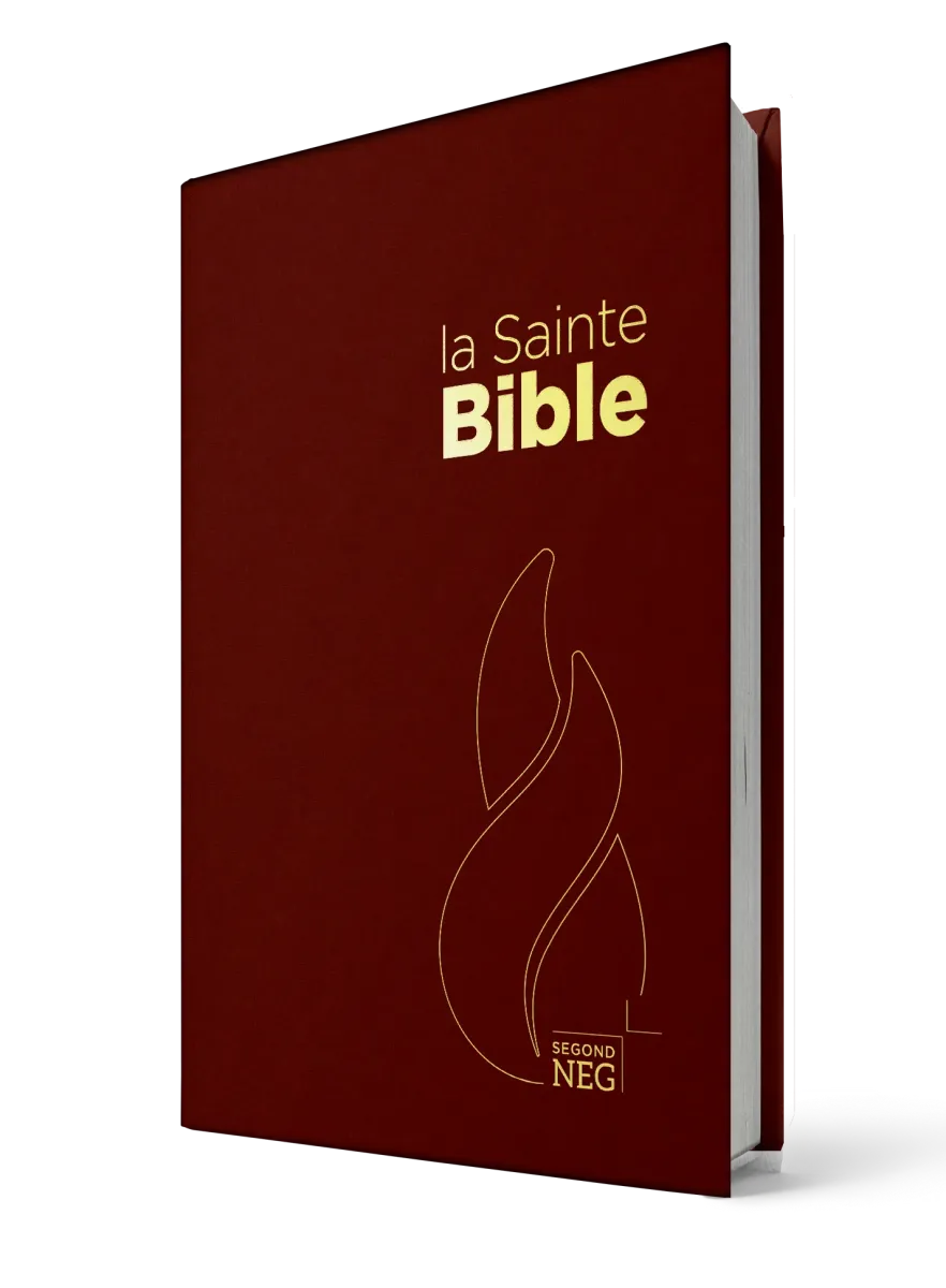 Bible Segond NEG, compacte, grenat - couverture  rigide