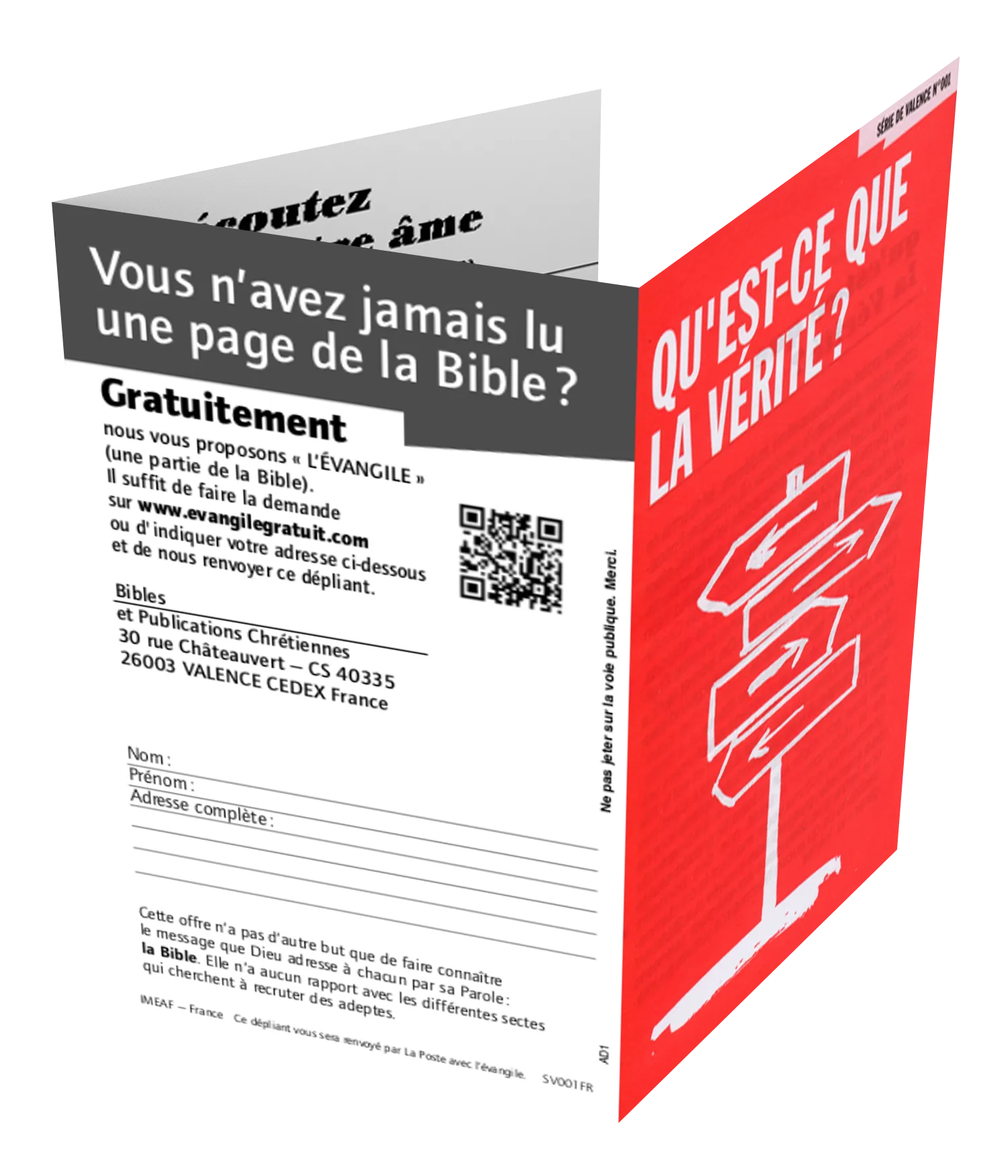 Qu'est-ce que la vérité ? - Uniquement par 100 ex. [série Perspectives No 001]