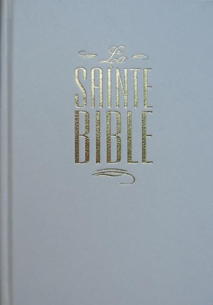 Bible Segond 1880 révisée, compacte, blanche - couverture rigide, skyvertex