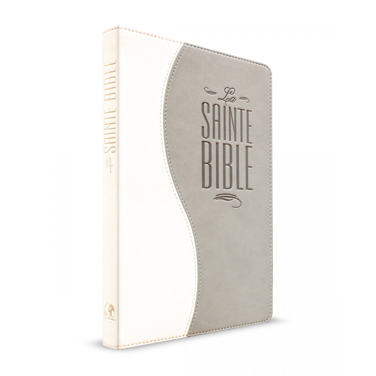 Bible Segond 1880 révisée, compacte, duo blanc gris - Esaïe 55, couverture souple, vivella