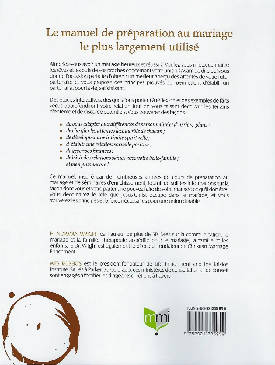 Avant de dire oui je le veux - Manuel de préparation au mariage