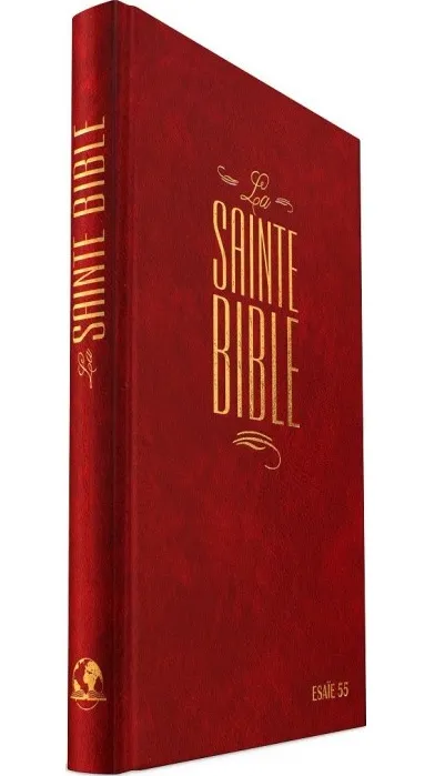 Bible Segond 1880 révisée, compacte, rouge - couverture rigide, skyvertex