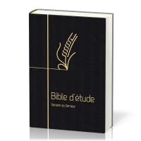 Bible d'étude Semeur 2015 - couverture souple noire, tranche dorée