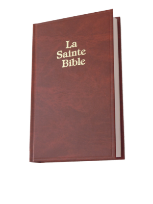 Bible Darby, petit format, brune - couverture rigide, vivella