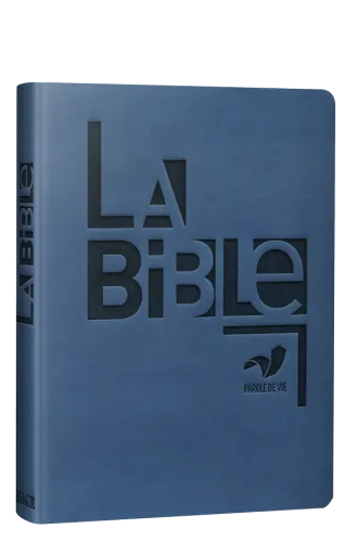 Bible Parole de Vie, compacte, bleue - couverture souple, vivella, sans deutérocanoniques